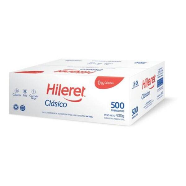 Edulcorante Hileret X 500 Sobres
