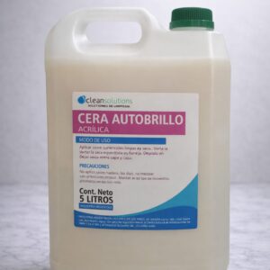 Cera Autobrilllo Acrilica 5 Lts