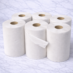 Toallas En Rollo Blancas Cod 150 X 6 Un