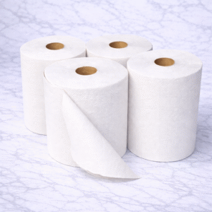 TOALLAS ROLLO BLANCA COD200 CLEAN X 4 UN